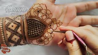 Intricate Gulf Leaves Mehndi Henna Design for 2025｜Step by Step Easy Tutorial｜Henna Fever screenshot 3