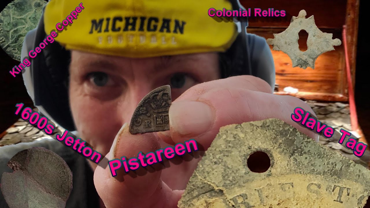 FOUND!! LOST CHARLESTON, SC SLAVE TAG AND COLONIAL TREASURE TROVE!!!!!!!!!!