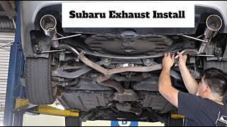 Subaru Legacy Exhaust Install and Sounds