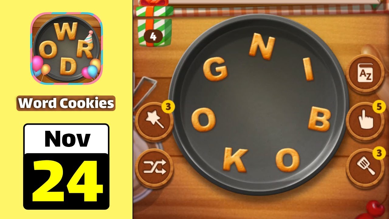 Word Cookies! ® - November 24 2021 Daily Puzzle Answer