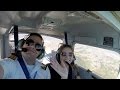 Curso Prático de Piloto Privado - 1º Voo Aluna Jenifer Carneiro