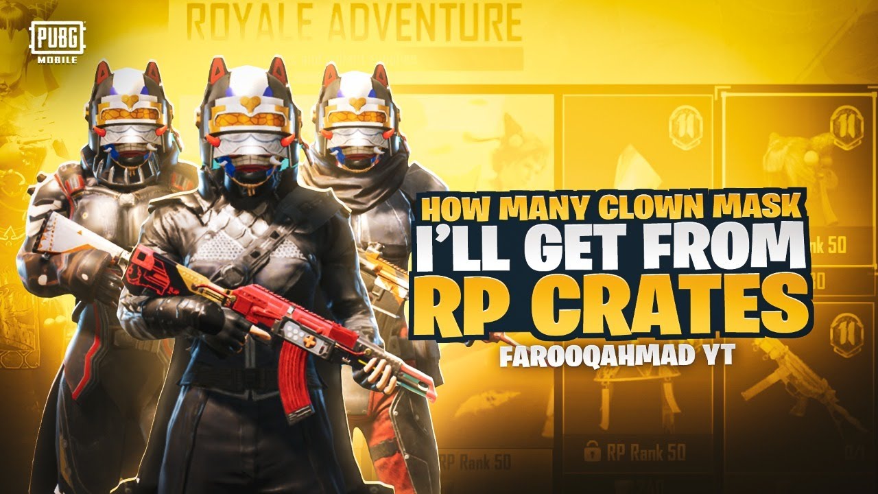 C2S6 M11 RP Crate opening for Clown Masks | 🔥 PUBG MOBILE🔥