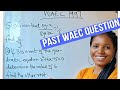 WAEC past mathematics questions of 1997 in algebra and quadratic equation.