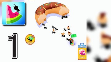 Idle Ants - Simulator Game Gameplay Walkthrough part 1 (Android, IOS)