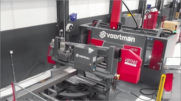 Voortman VB Standard | batch processing of square tubes with drilled holes