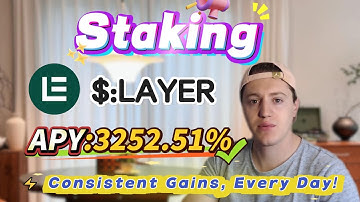 📈 Solana mining is solid! LAYER staking tested with real 3252.51% APY returns!