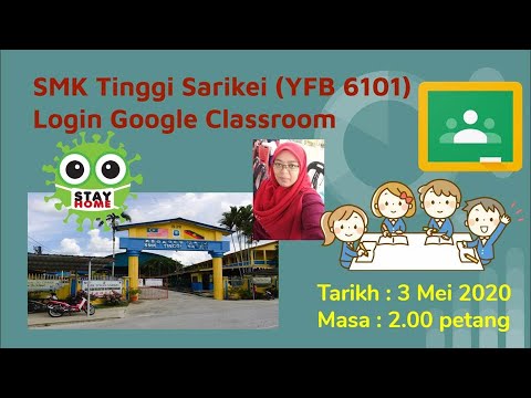 Login Google Classroom STS 2020