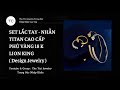 💎 SET LẮC TAY - NHẪN TITAN CAO CẤP PHỦ VÀNG 18 K LION KING ( Design Jewelry ) || The Tici Jewelry
