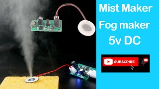 Dc 5v Mist Maker | Fog Maker | For Home Made Air Condition