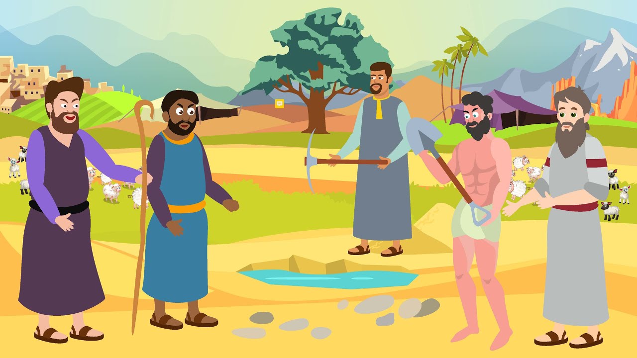 حكاية ابونا اسحق - حكايتنا - قصص الكتاب المقدس كارتون للأطفال