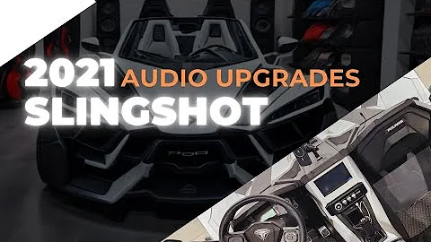 Upgraded Audio Tips for a 2021 Polaris Slingshot S with the Tech Package.