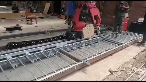 Borunte robot with rail for welding