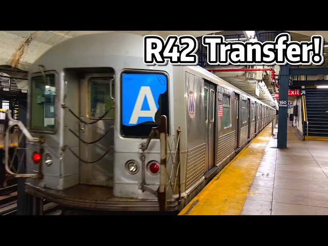 ⁴ᴷ⁶⁰ R42 Transfer between Coney Island Yard and 207th Street Yard