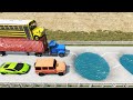 Cars vs Giant Water Pit, Deep Water , Massive Potholes– BeamNG.Drive | BeamNG Nation #10