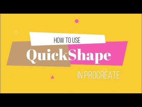 How To Use QuickShape In Procreate