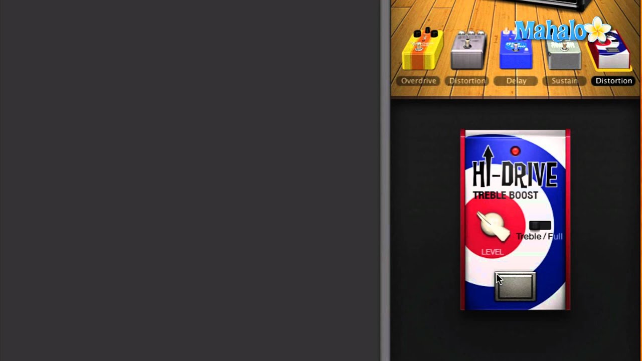 Hi Drive Distortion Pedal GarageBand Tutorial YouTube