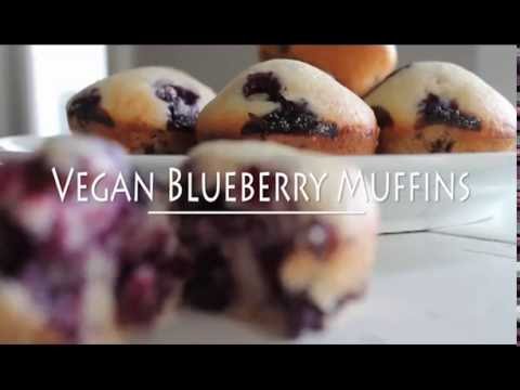 7-Ingredient Vegan Blueberry Muffins