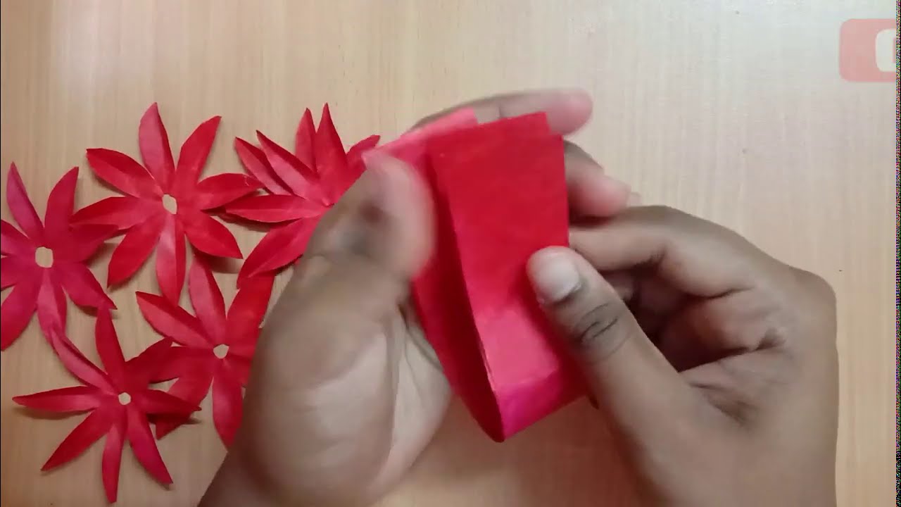 How to make Beautiful paper Flowers DIY paper flower Making paper flower for Home Decor