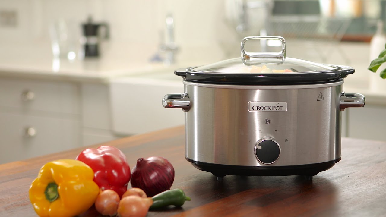 Crock Pot 3 5l Stainless Steel Slow Cooker Csc028x Crockpot