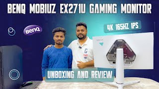 BenQ Mobiuz EX271U Gaming Monitor | 4K 165Hz IPS | Unboxing and Review