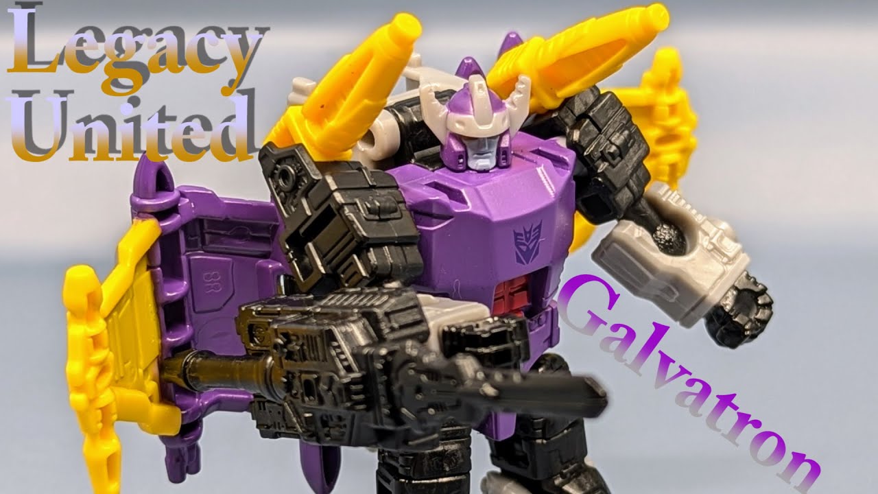 Transformers Legacy United – Action Figure Galvatron (Universo Energon), Core Class, 8,5 Cm, Convertibile In Jet, 11 Passaggi, Per Bambini 8+