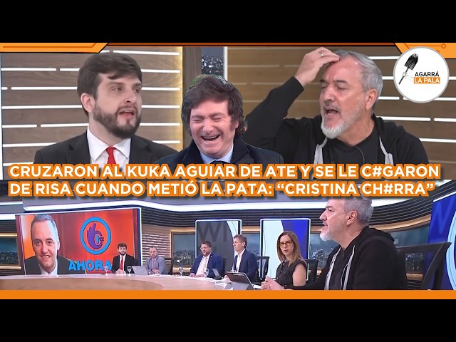 CRUZARON AL KUKA AGUIAR DE ATE Y SE LE C*GARON DE RISA CUANDO METIÓ LA PATA: "CRISTINA CHORRA"