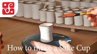 How to make a Sake Cup - Leach Pottery, St Ives