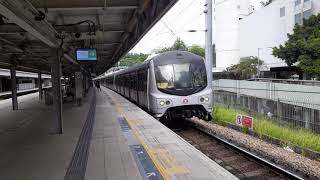 【VTC又宣布停課喇】港鐵 ERL MLR (E68/E6) 駛經大埔墟站一號月台