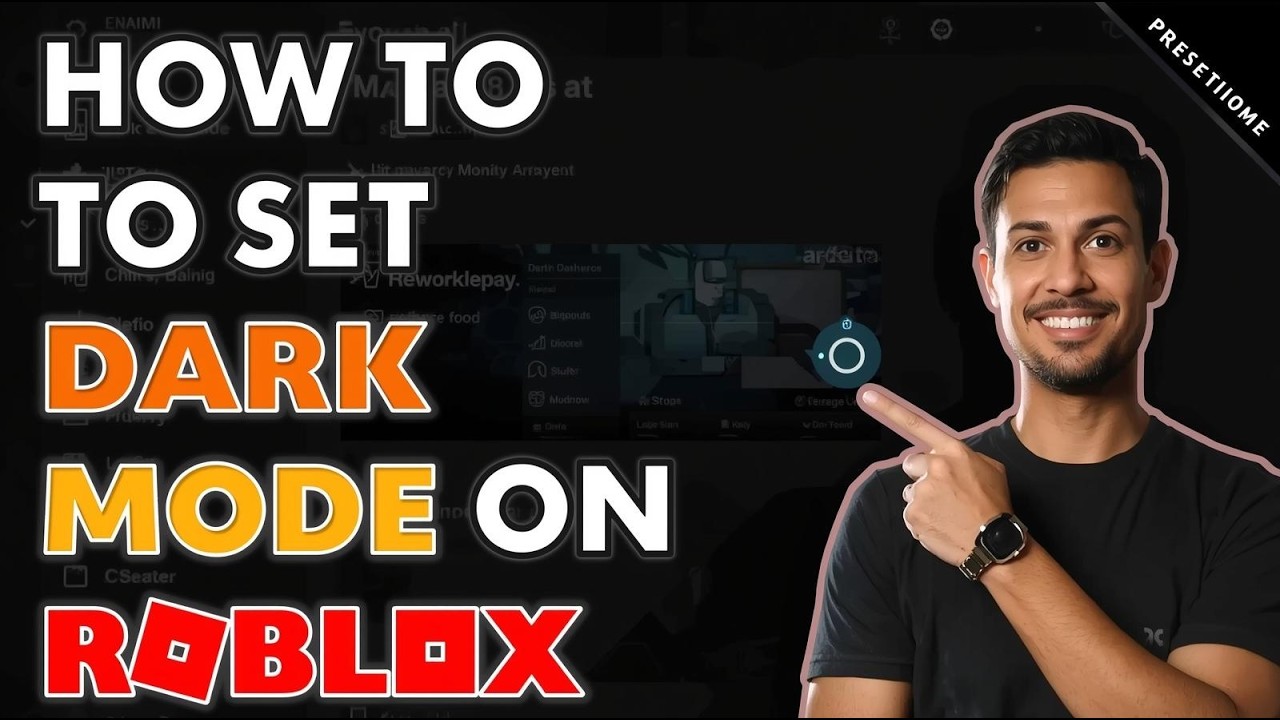 TURN THIS ON NOW! - how to enable dark mode on roblox pc tutorial