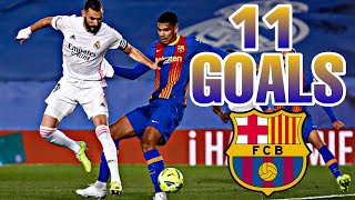 جميع اهداف كريم بنزيما على برشلونة ● 11 هدف HD | تعليق عربي
