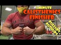 5 Minute Calisthenics FINISHER: Pullups + Pushups | Eric Rivera