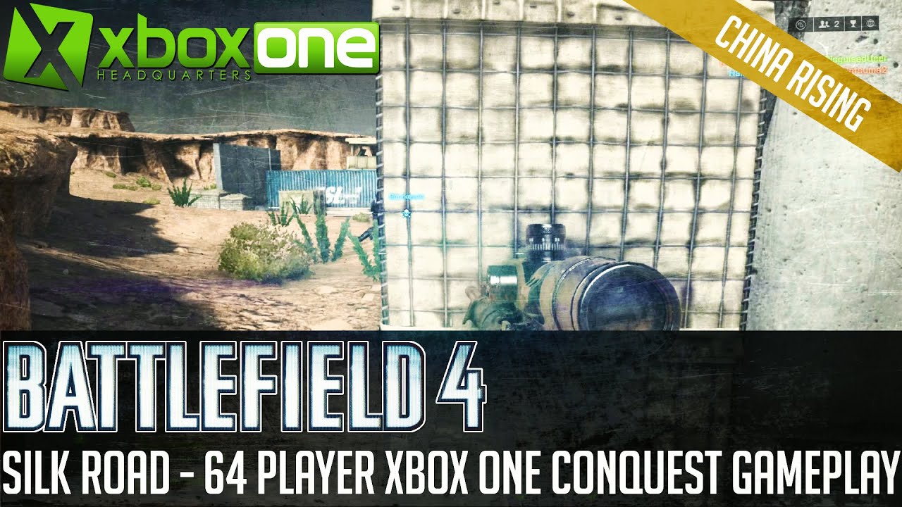 BF4 SILK ROAD Gameplay - China Rising DLC - Xbox One Conquest Battlefield 4 HD 1080p