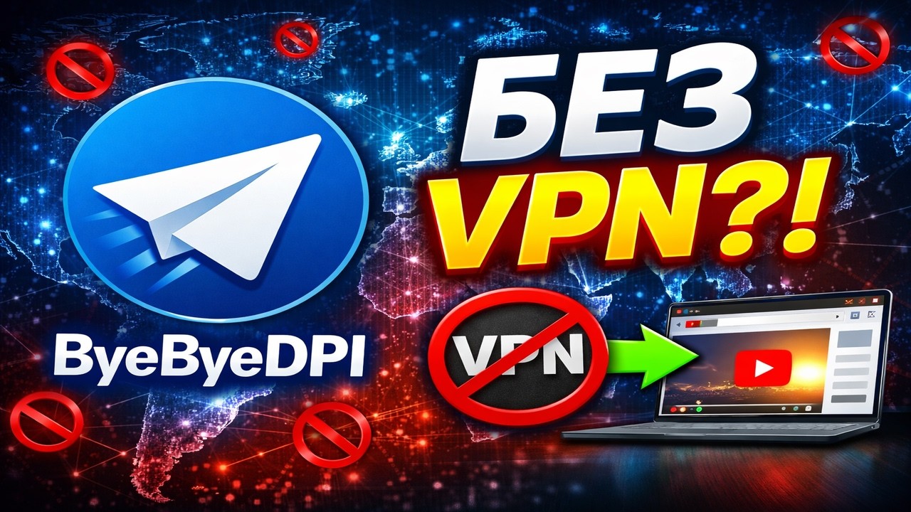 ByeByeDPI — интернет без VPN? Как он обходит блокировки