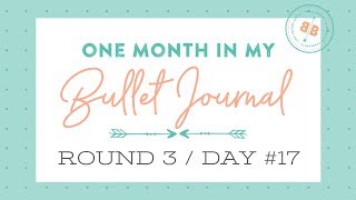 One Month in my Bullet Journal | Round 3 | Day 17 (Fertility Tracker!)