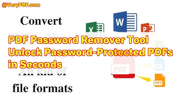 PDF Password Remover Tool Unlock Password-Protected PDFs in Seconds