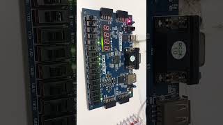 Binary counter made with FPGA. #FPGA #binary #counter #device