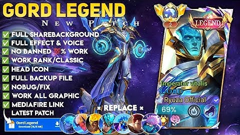 Script Gord Legend - Conqueror No Password | Full Effect Voice | Patch Terbaru