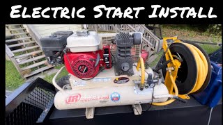 Adding Electric Start to a Small Engine Honda gx160