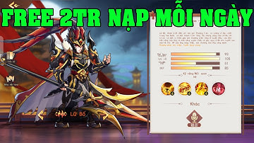 3Q Vô Song Tam Quốc Game Việt Hóa Mới Ra Free 2 Triệu Nạp Mỗi Ngày Miễn Phí Thần Tướng VIP