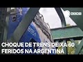 Choque de trens em Palermo, na Argentina, deixa ao menos 60 feridos