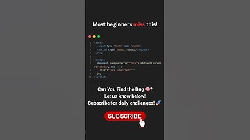 Why This HTML Button Doesn’t Work! 🔴 | Find the Bug 🧠 #shorts #javascript #html
