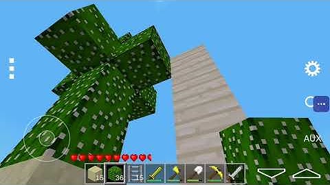 just build a cactus in Minetest skyblock