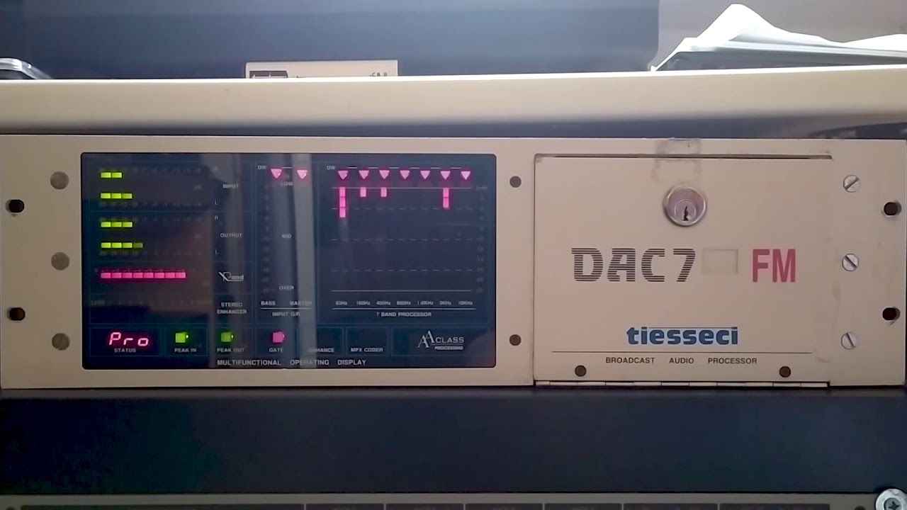 Tiesseci DAC 7 Pro - 7 band analog FM processor