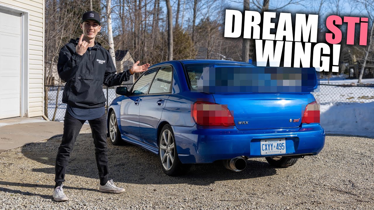 New STi WING & TAIL LIGHTS for the Hawkeye WRX! YouTube