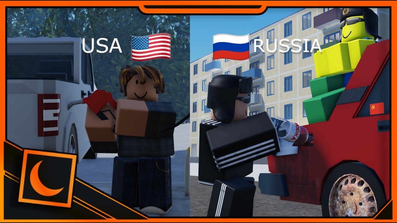 Russia VS U.S. meme | (moscow moscow meme) | Funny Roblox Animation ...