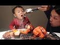 【夜11時妻に内緒でBBQ】