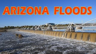 ARIZONA FLOODS Pt.1 - Roosevelt Lake, Tempe Beach & Salt River | Before & After Rain and Snow Melt