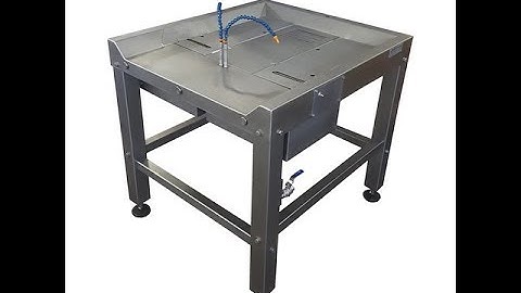 Dutch Poultry Tech Gizzard Inspection table