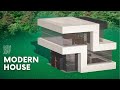 Minecraft: How To Build A Easy Modern House - Tutorial