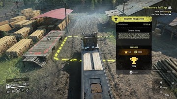 Container Delivery - 2:24 - SnowRunner Challenge World Record